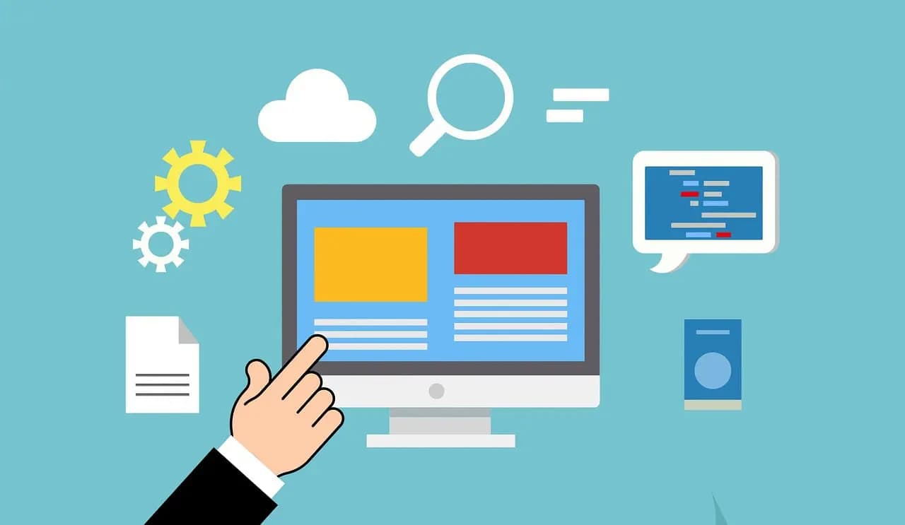 Illustrated website call to action