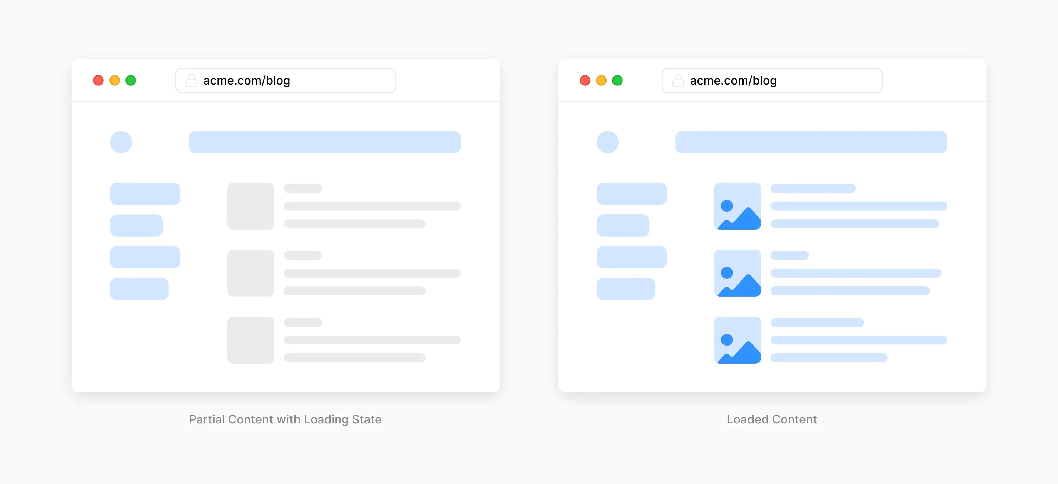 Next.js streaming web content